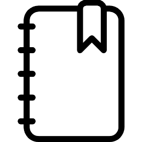 Notizbuch-Markierung
